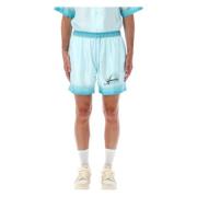 Zijden Resort Club Cerulean Shorts Amiri , Blue , Heren