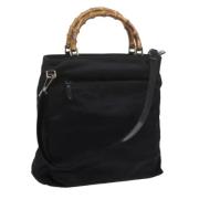 Pre-owned Nylon gucci-bags Gucci Vintage , Black , Dames