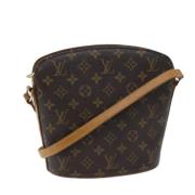 Pre-owned Canvas shoulder-bags Louis Vuitton Vintage , Brown , Dames