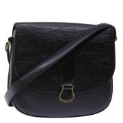 Pre-owned Leather shoulder-bags Louis Vuitton Vintage , Black , Dames