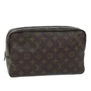 Pre-owned Canvas clutches Louis Vuitton Vintage , Brown , Dames