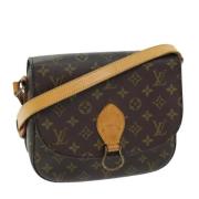 Pre-owned Canvas shoulder-bags Louis Vuitton Vintage , Brown , Dames