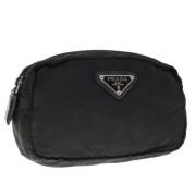 Pre-owned Nylon pouches Prada Vintage , Black , Dames