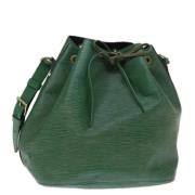 Pre-owned Leather louis-vuitton-bags Louis Vuitton Vintage , Green , D...