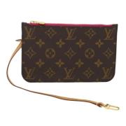 Pre-owned Canvas pouches Louis Vuitton Vintage , Brown , Dames