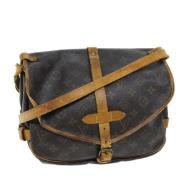 Pre-owned Canvas louis-vuitton-bags Louis Vuitton Vintage , Brown , Da...