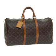 Pre-owned Canvas travel-bags Louis Vuitton Vintage , Brown , Dames