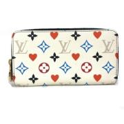 Pre-owned Fabric wallets Louis Vuitton Vintage , White , Dames