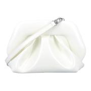 Vegan Fabric Clutch Handtas Shell THEMOIRè , White , Dames