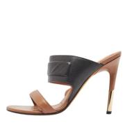 Pre-owned Leather sandals Givenchy Pre-owned , Black , Dames