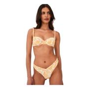 Gele Borstel Bikini Top Undress Code , Yellow , Dames