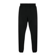 Geborduurde Logo Track Pants C.p. Company , Black , Heren