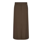 Feminine A-lijn Rok Rain Drum MOS Mosh , Brown , Dames