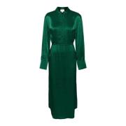 Slevaline Shirt Dress Soaked in Luxury , Green , Dames