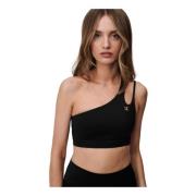 Geometrische Asymmetrische Daybreak Top Undress Code , Black , Dames