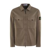 Casual Overshirt Stone Island , Brown , Heren