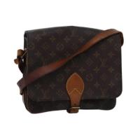 Pre-owned Canvas louis-vuitton-bags Louis Vuitton Vintage , Brown , Da...