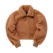 Gezellige High Pile Fleece Sweater The North Face , Brown , Dames