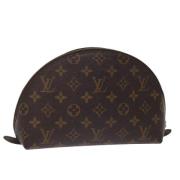 Pre-owned Canvas pouches Louis Vuitton Vintage , Brown , Dames