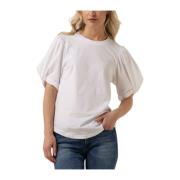 Elegante Witte Blouse Silvian Heach , White , Dames