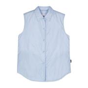 Blauw Gewatteerd Vest Aspesi , Blue , Dames