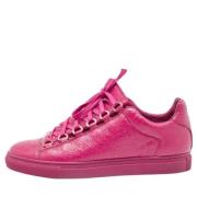 Pre-owned Leather sneakers Balenciaga Vintage , Pink , Dames