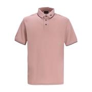 Roze Logo Polo Shirt Emporio Armani , Pink , Heren