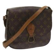 Pre-owned Canvas louis-vuitton-bags Louis Vuitton Vintage , Brown , Da...