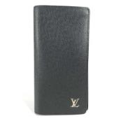 Pre-owned Leather wallets Louis Vuitton Vintage , Black , Dames