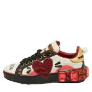 Pre-owned Leather sneakers Dolce & Gabbana Pre-owned , Multicolor , Da...