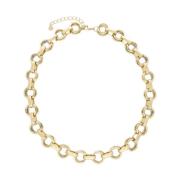 Gouden Ketting Halsketting Trendy Modeverklaring Notre-v , Yellow , Da...