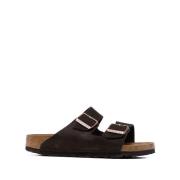 Arizona SFG Slides en Thong Birkenstock , Brown , Heren