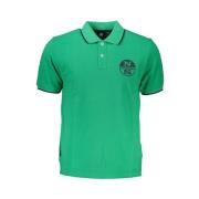 Groen Katoenen Poloshirt met Contrastdetails North Sails , Green , Her...