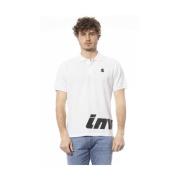 Wit Katoenen Poloshirt Invicta , White , Heren