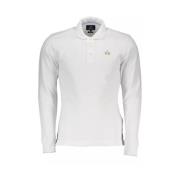 Elegante Slim Fit Lange Mouw Polo La Martina , White , Heren