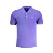 Lila Polo Shirt met Korte Mouwen La Martina , Purple , Heren