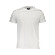 Elegant wit T-shirt met logoprint La Martina , White , Heren