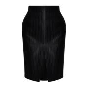 Gestreepte rok Saint Laurent , Black , Dames