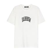 Off White Jersey T-Shirt Barrow , White , Heren