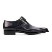 Zwarte Gespschoenen Santoni , Black , Heren