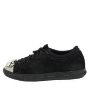 Pre-owned Suede sneakers Miu Miu Pre-owned , Black , Dames