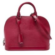 Pre-owned Fabric louis-vuitton-bags Louis Vuitton Vintage , Red , Dame...