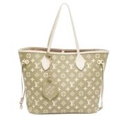 Pre-owned Leather totes Louis Vuitton Vintage , Green , Dames