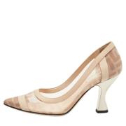 Pre-owned Leather heels Fendi Vintage , Pink , Dames