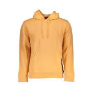 Oranje Katoenen Hoodie met Logo Hugo Boss , Orange , Heren