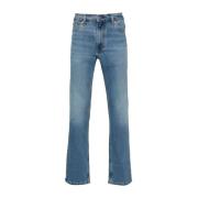 Blauwe Denim Straight-Leg Jeans Levi's , Blue , Heren