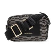 Schoudertas met monogram Emporio Armani , Black , Dames