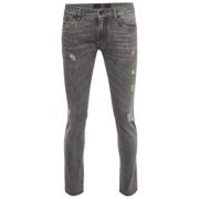 Pre-owned Denim bottoms Dolce & Gabbana Pre-owned , Gray , Heren