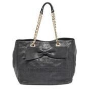 Pre-owned Leather shoulder-bags Carolina Herrera Pre-owned , Black , D...