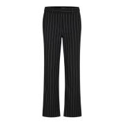 Gestreepte Lurex Broek Decumariabbcigga Model Bruuns Bazaar , Black , ...